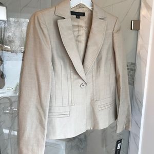 Anne Klein Sandstone Modern Fit Suit Blazer